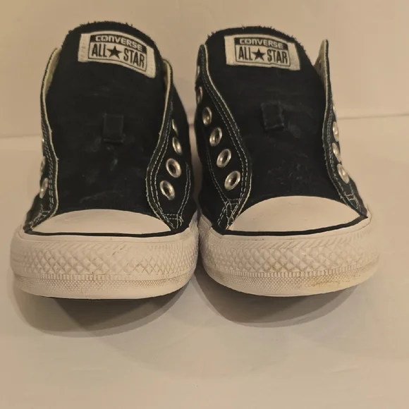 Converse All Star Black Canvas Shoes - Picture 2 of 8